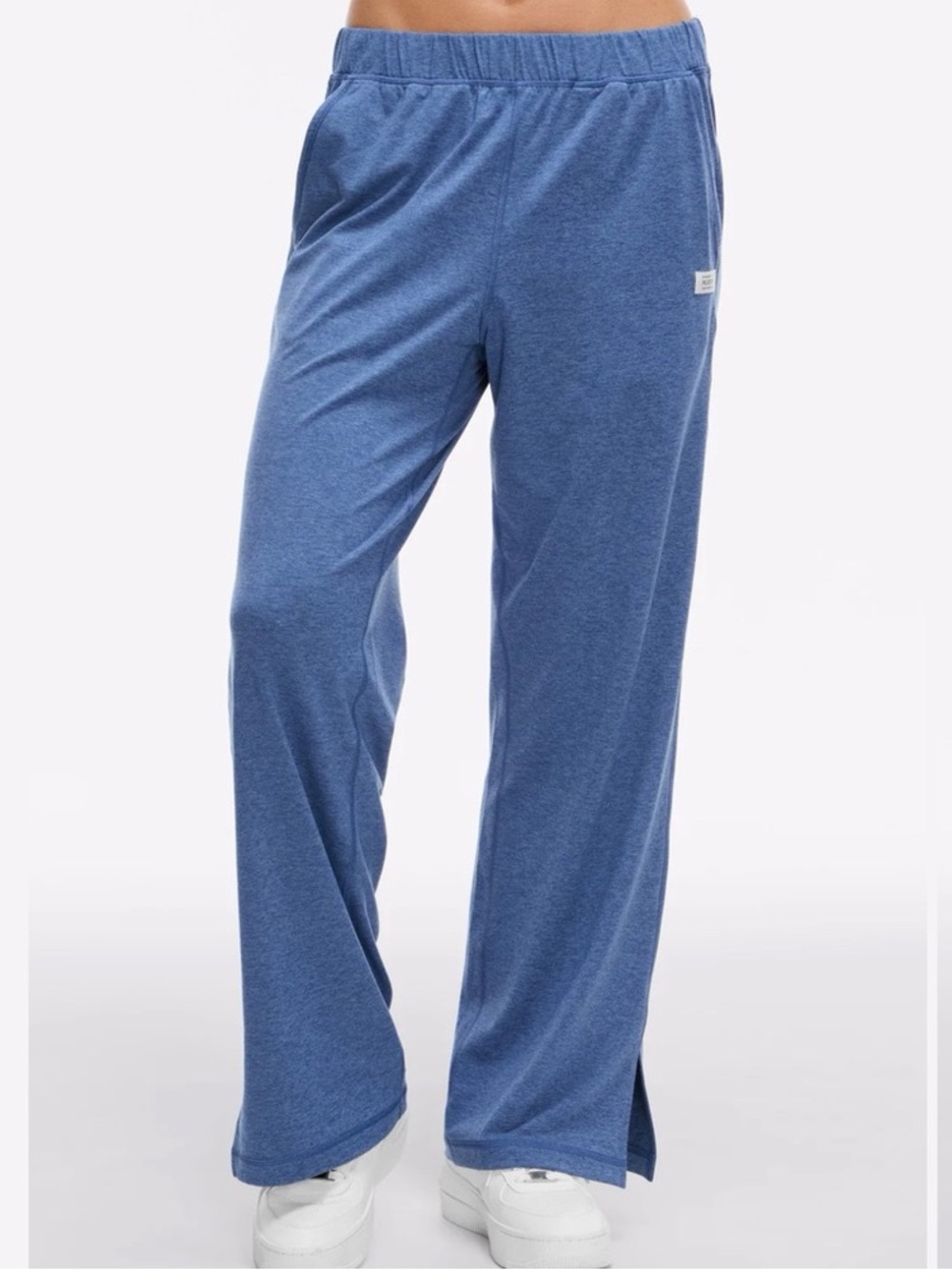 Peloton Heathered Blue Wide-Leg Lounge Pants Size L